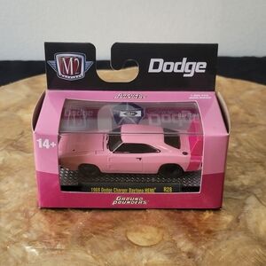 M2 Machines Dodge 1969 Charger Daytona HEMI Toy Car - Pink